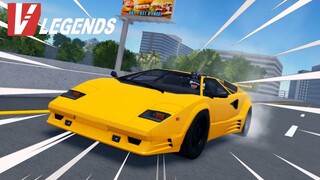 NEW LAMBORGHINI COUNTACH UPDATE! REVIEW! (Roblox Vehicle Legends)