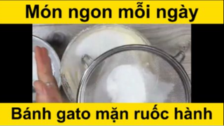 Bánh gato ruốc hành