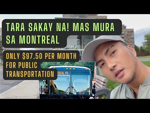 MONTREAL PUBLIC TRANSPORTATION | PINOY CANADA | BUHAY CANADA