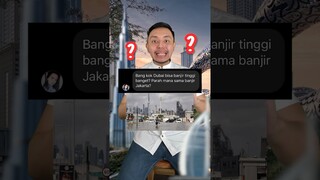 Dubai BANJIR parah banget? Kok bisa? Kalo Jakarta gimana? #shorts