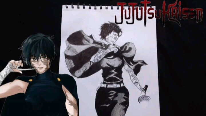 drawing maki zeninn  -jujutsu kaisen|part 2