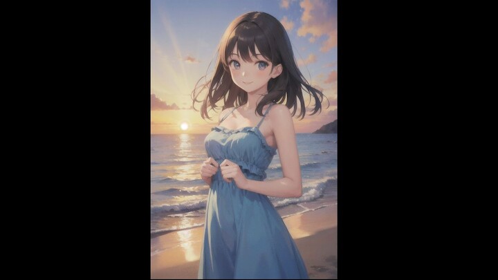 海とともに【心の回復ドリンク】【AIイラストのボイスが癒す】【心が弱くなったときに聴くビデオ