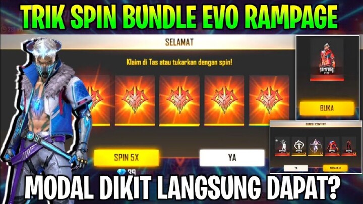 TRIK HOKI SPIN BUNDLE EVO RAMPAGE ACENSION FF TERBARU! CARA MENDAPATKAN BUNDLE EVO RAMPAGE ASCENSION