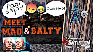 Meet MAD & SALTY!🤣😡 Trap Base | Last Day Rules Survival | Last Island Of Survival