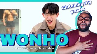 Looking Through WONHO’s Phone 🥵🥵 | Datadrop (Reaction) | Topher Reacts