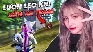 Ngân Kaito | [Free Fire] Trình độ lươn lẹo của Ngân khi gặp đồng đội chơi xấu bắn xe