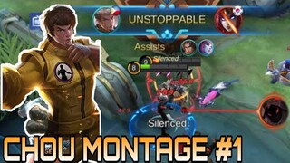 Chou Montage #1 | SCREEN RECORD GAMEPLAY Using REALME 5 in Mobile Legends | Sniby