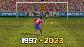 Penalty Kicks From PES 1997 to 2023