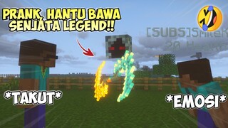 PRANK Bocil, Jadi Hantu Pembawa Senjata Legend !! - Minecraft Prank
