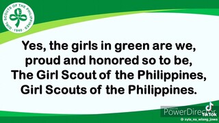 GIRLS SCOUT SONG
