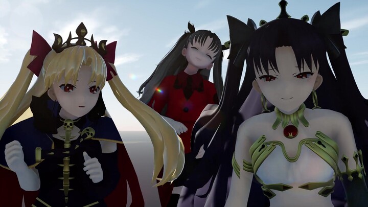 [MMD]Covering <Everybody> by Rin&Ishtar&Ereshkigal in Fate/Grand Order