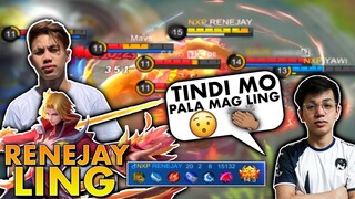 YAWI BUMILIB sa 20 KILLS ng LING NI RENEJAY (GALING MO PALA!) ~ Mobile Legends