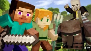 VILLAGE RAID - Alex and Steve Life (Minecraft Animation)