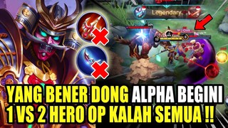 KOK GINI ALPHA SEKARANG, GA WAJAR POWERNYA PAKE BUILD ALPHA TERSAKIT 2021 #SoloStory