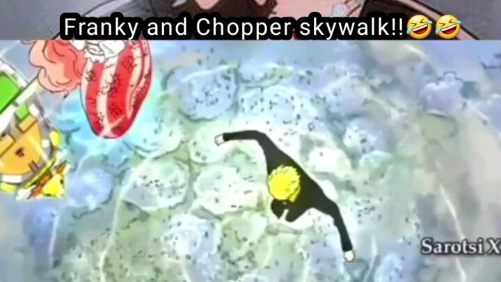 franky and copper skywalk🤣🤣