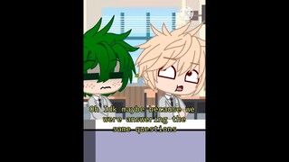 "Why are you late?" meme MHA/BNHA ( Gacha club ) • CookieKittyKat • #gaming #gachaclub #gacha