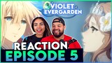 SHE CAN SMILE ❤️- Violet Evergarden Episode 5 Reaction