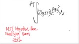 MIT Integration Bee Qual. Exam #9: integral (2logx+1)e^(log(x))^2 dx