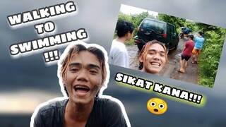 WALKING TO SWIMMING (BUKNOY GLAMUR'S PARODY PEDICAB DRIVER) | Mackie Mac | VLOG #33