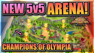Champions of Olympia 5v5 Arena in Rise of Kingdoms [Early Access Footage and Guide]