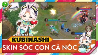 Onmyoji Arena | Skin mùa hè Kubinashi với tạo hình trẻ trâu, sóc con cá nóc