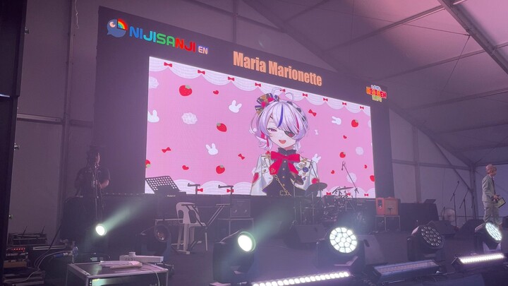 Maria Marionette performing live at Nijigen Expo 2023 #nijisanji #vtuber