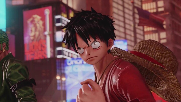 All moves and special battle lines of all characters in "JUMP FORCE" are displayed, accompanied by e
