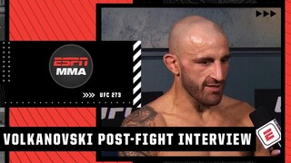 Alexander Volkanovski recaps win vs. The Korean Zombie at #UFC273 | ESPN MMA