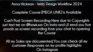 Anna Hickman Course Web Design Workflow 2024 download