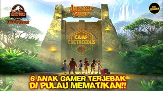 TERJEBAK DI PULAU MENGERIKAN‼️Alur Cerita Film 'Jurassic World camp Cretaceous (part 1)