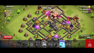 HƯỚNG DẪN COMBO RỒNG LỬA BÁ CHỦ TH9 CỰC KÌ DỄ CHƠI VÀ WAR HIỆU QUẢ - COC - Trận 1 #game