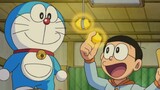Doraemon menjual energi baru untuk membuat cuaca dingin menjadi hangat seperti musim semi, namun pad