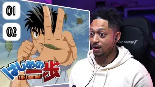 Best Sports anime? Hajime no Ippo Episode 1 and 2 REaction!