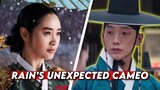 Why did "Rain" appear in 'Under the Queen’s Umbrella'?