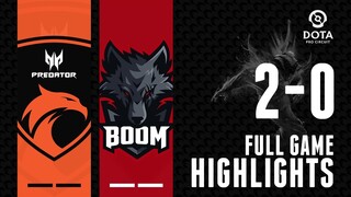 TNC Predator vs Boom Esports | DPC SEA Full Match Highlights
