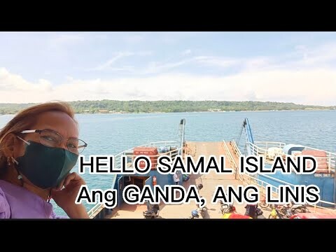 FIRST TIME IN SAMAL ISLAND | GRABE ANG GANDA MALINIS | SUMAKAY KAMI NG BARKO 10ph LANG #samalisland