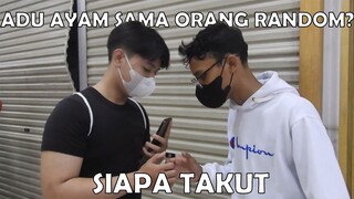 Ngajakin orang random adu ayam di event jejepangan || Challenge