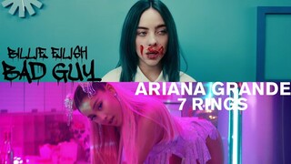 Bad Guy/7 Rings (Mixed Mashup) - Ariana Grande & Billie Eilish