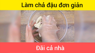 Làm chả đậu đơn giản đưa cơm