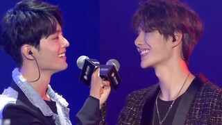 [Chen Qing Ling] Xiao Zhan and Wang Yibo sing "Uninhibited" live version of the fan meeting