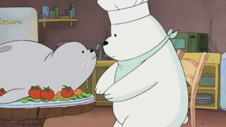 [We Bare Bears] Icebear's cute behavior