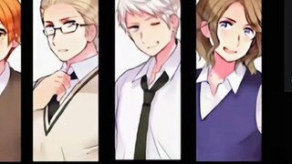 【APH】Biarkan teman-teman yang belum pernah menonton Hetalia menebak kepribadian beberapa karakter (P