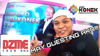 MUNTIK NA MALATE SA GUESTING NG "DZME 1530 KONEK"