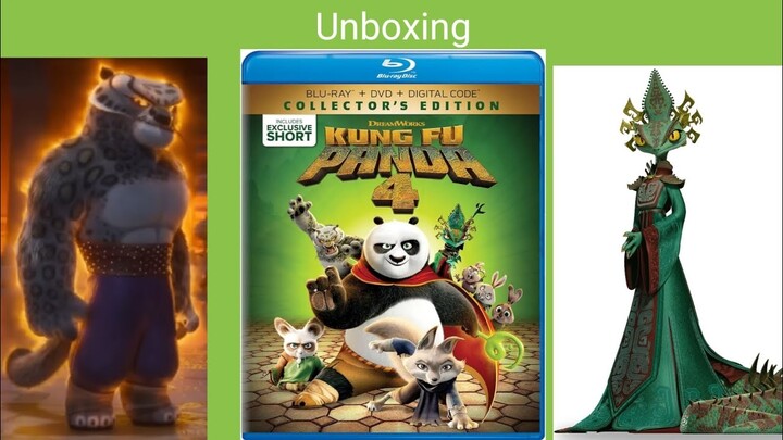 Kung Fu Panda 4 Blu Ray Unboxing