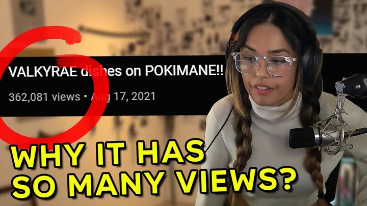 Valkyrae is shocked with the amount of views other channel gets by using her clip (NOT CLICKBAIT)
