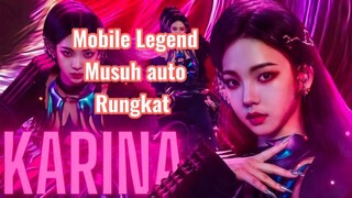 REAL LIFE KARINA MOBILE LEGEND !! Musuh Auto Kocar Kacir 🤣🤣