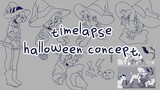 Halloween Concept Timelapse