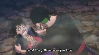 Zoro cut open Kaido's stomach to save Luffy Ep 1018 [ One Piece ]