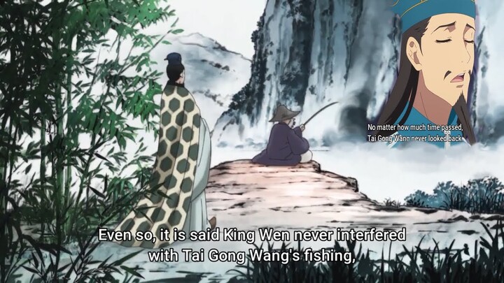 Kongming tells Kabetaijin the story of Taigong Wang and King Wen | Paripi Koumei episode 5
