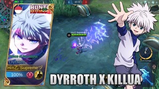 SCRIPT SKIN DYRROTH X KILLUA ZOLDYCK CUSTOMIZED FULL EFFECTS - MOBILE LEGENDS